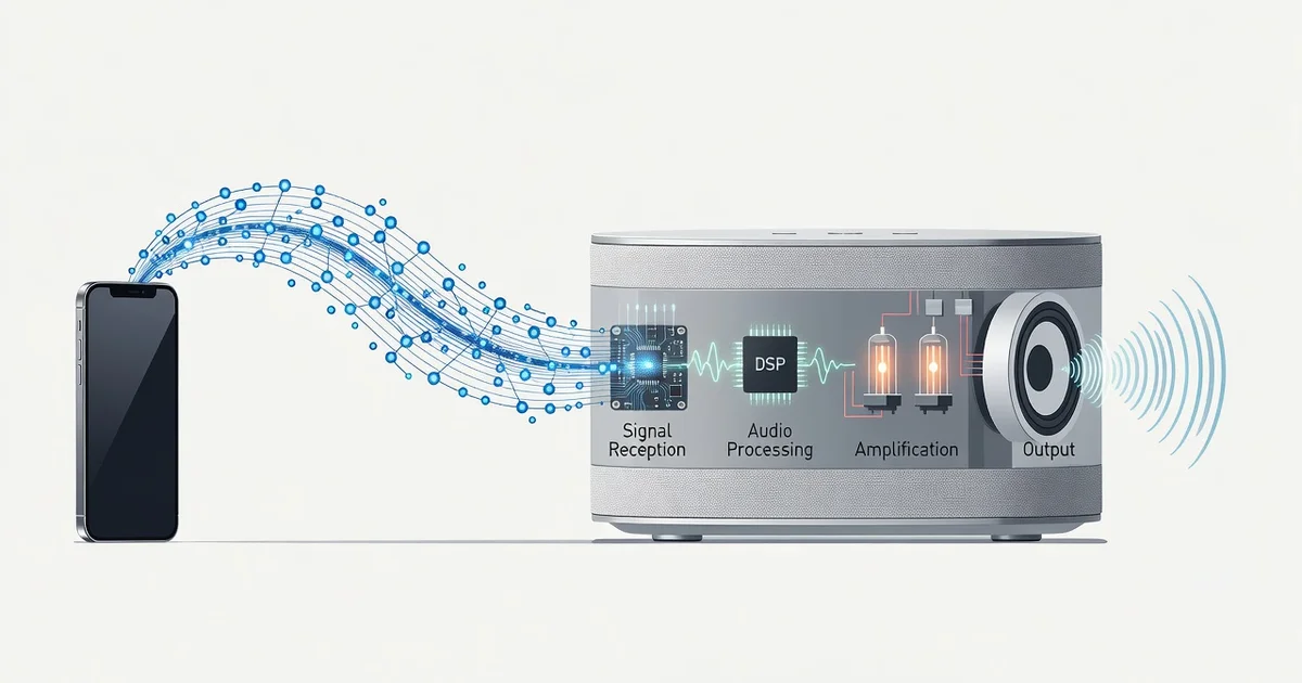 Featured image: Professional featured image for: How Wireless Speakers Receive and Process Audio Signals: Everything