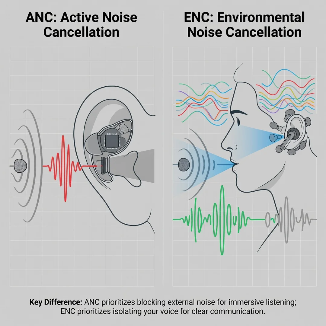 Step 1: Illustration for step: Understand the fundamentals related to The Difference Between ANC and ENC in