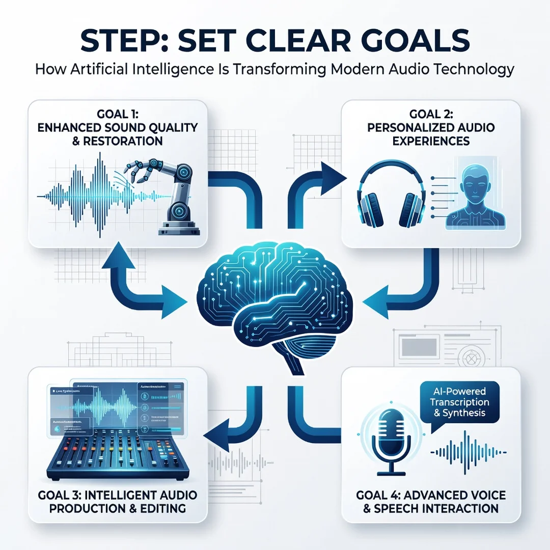 Step 3: Illustration for step: Set clear goals related to How Artificial Intelligence Is Transforming Modern