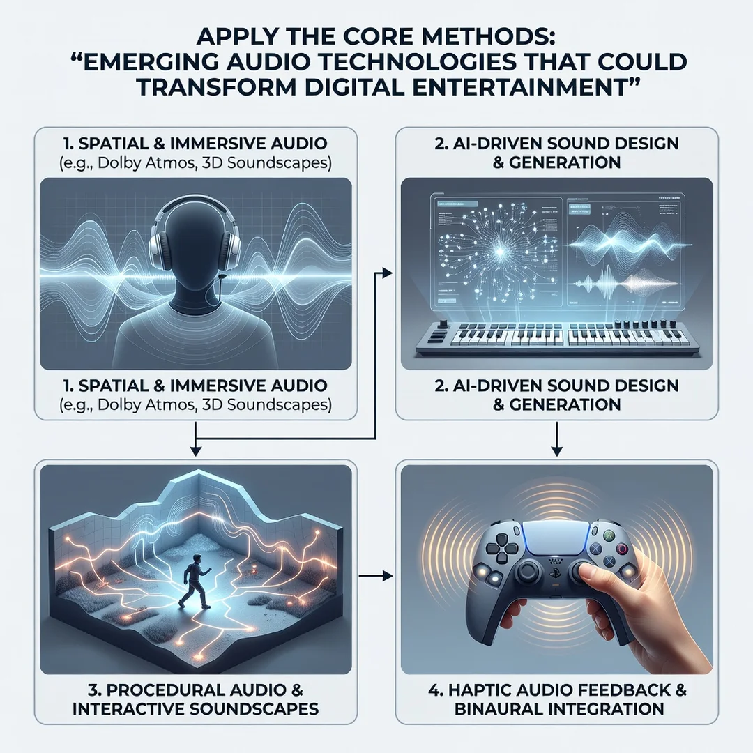 Step 5: Illustration for step: Apply the core methods related to Emerging Audio Technologies That Could Tran