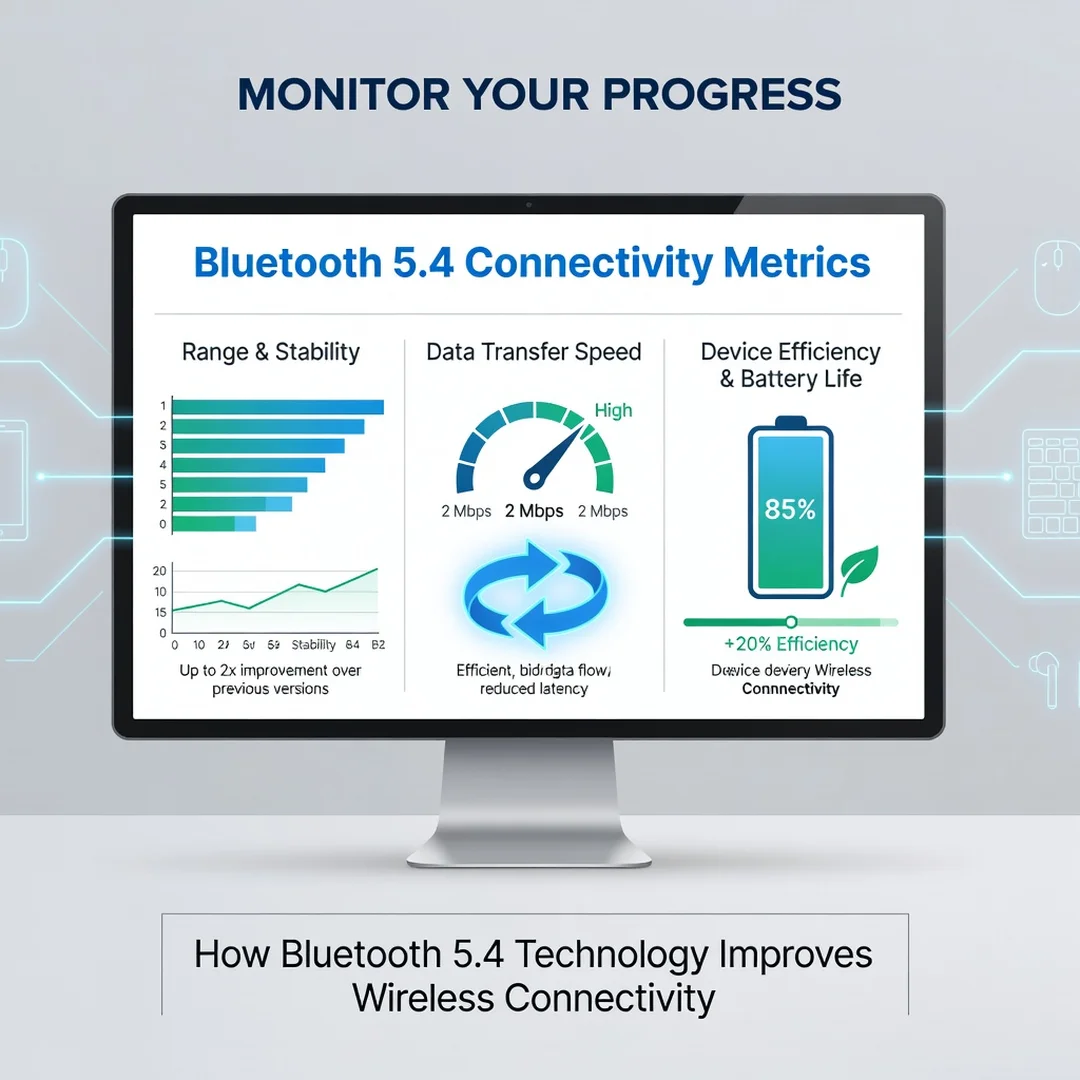 Step 6: Illustration for step: Monitor your progress related to How Bluetooth 5.4 Technology Improves Wirele