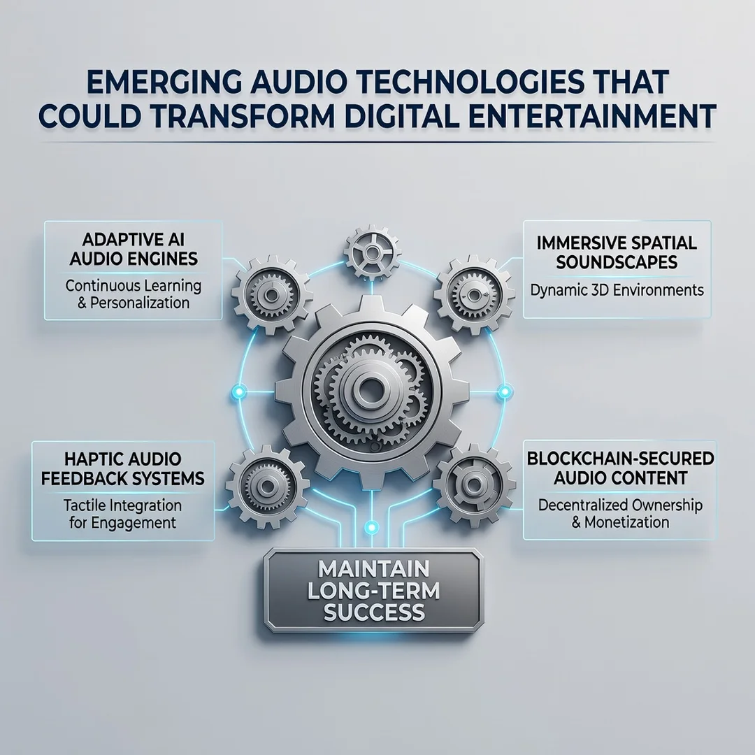 Step 8: Illustration for step: Maintain long-term success related to Emerging Audio Technologies That Could 